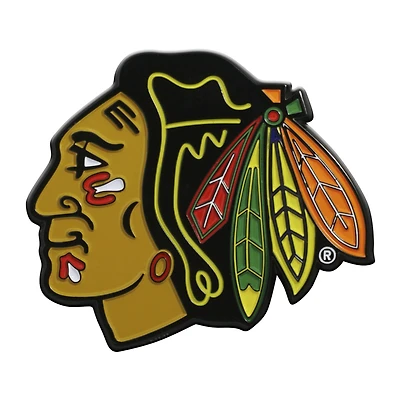 Logo Brands Chicago Blackhawks Emblème automobile en relief couleur