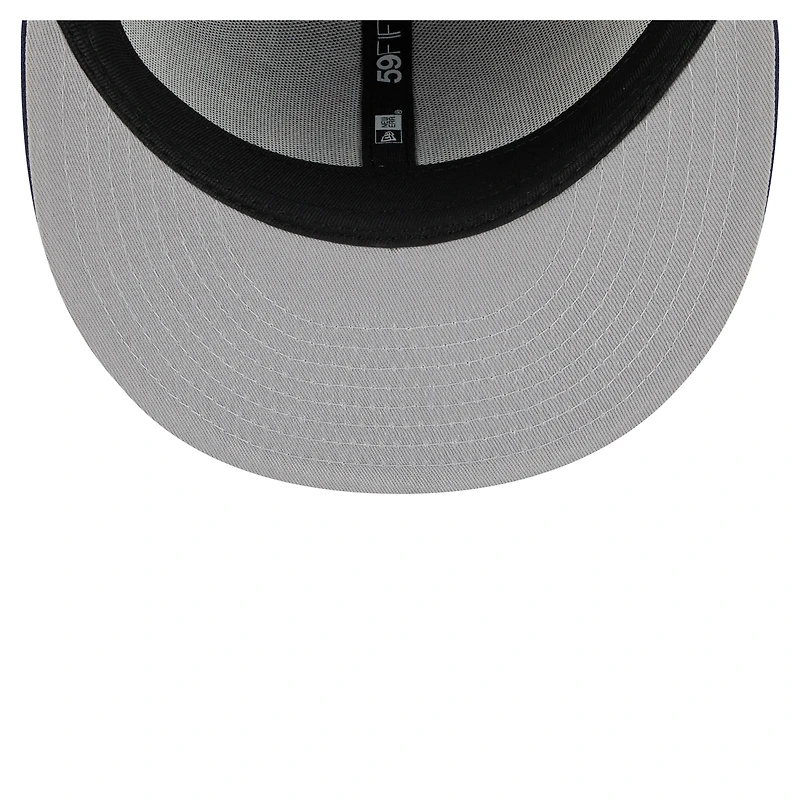 Casquette ajustée 59FIFTY Americana Fireworks des Blackhawks de Chicago New Era pour homme, bleu marine