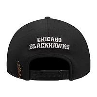 Casquette Snapback en French Terry Pro Standard pour homme, couleur crème, Chicago Blackhawks