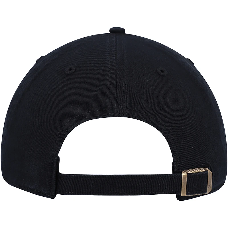 Men's '47 Black Chicago Blackhawks Clean Up Adjustable Hat