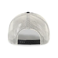 Casquette trucker Emmett Blackhawks de Chicago, modèle 47, en sergé épais, ajustable, avec corde d'attelage.