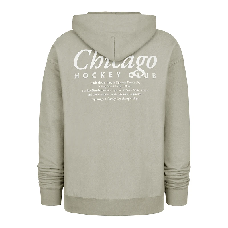 Sweat à capuche gris Chicago Blackhawks Foundation pour homme '47