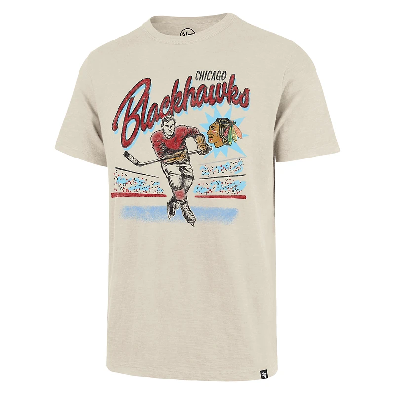 T-shirt à manches courtes Golden Age Scrum pour homme de la marque SP25 NHL 47 V111020 Blkhwk TEEMENSCR H04TMILCE659644DN #2