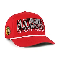 Men's '47 Red Chicago Blackhawks Byline Hitch Adjustable Hat