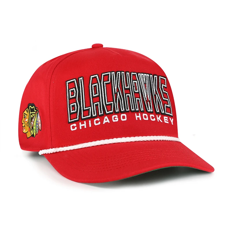 Casquette ajustable rouge '47 des Blackhawks de Chicago pour homme