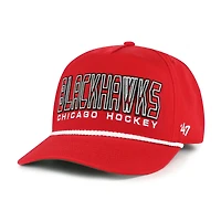 Men's '47 Red Chicago Blackhawks Byline Hitch Adjustable Hat
