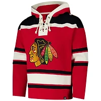 Men's '47  Red Chicago Blackhawks Superior Lacer Hoodie