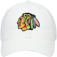 Men's '47 White Chicago Blackhawks Team Clean Up Adjustable Hat