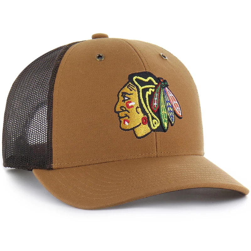 Casquette ajustable Carhartt x '47 Brown Chicago Blackhawks pour homme