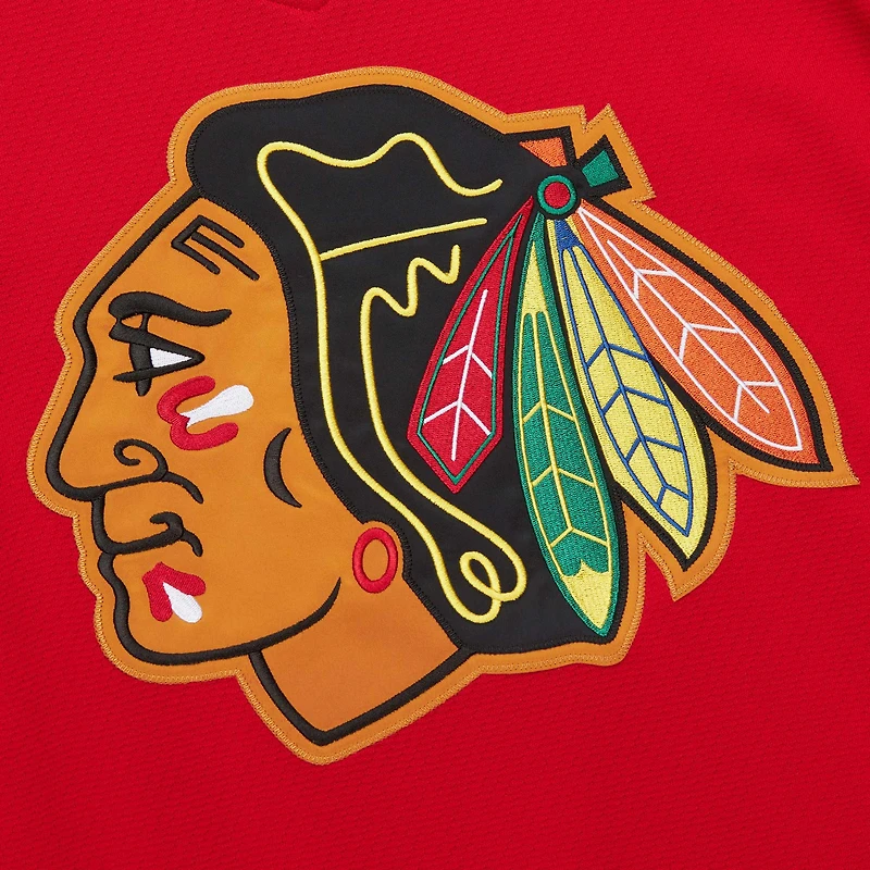 Maillot de jeu puissance Denis Savard Scarlet pour homme des Blackhawks Chicago 1980-81