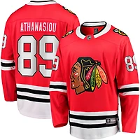 Men's Fanatics Andreas Athanasiou Red Chicago Blackhawks Home Breakaway Jersey