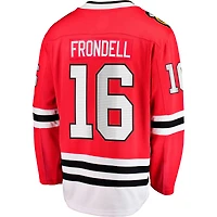 Men's Fanatics Anton Frondell Red Chicago Blackhawks Breakaway Jersey