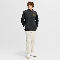 Veste zippée intégrale authentique Pro Rink des Chicago Blackhawks pour homme Fanatics noire