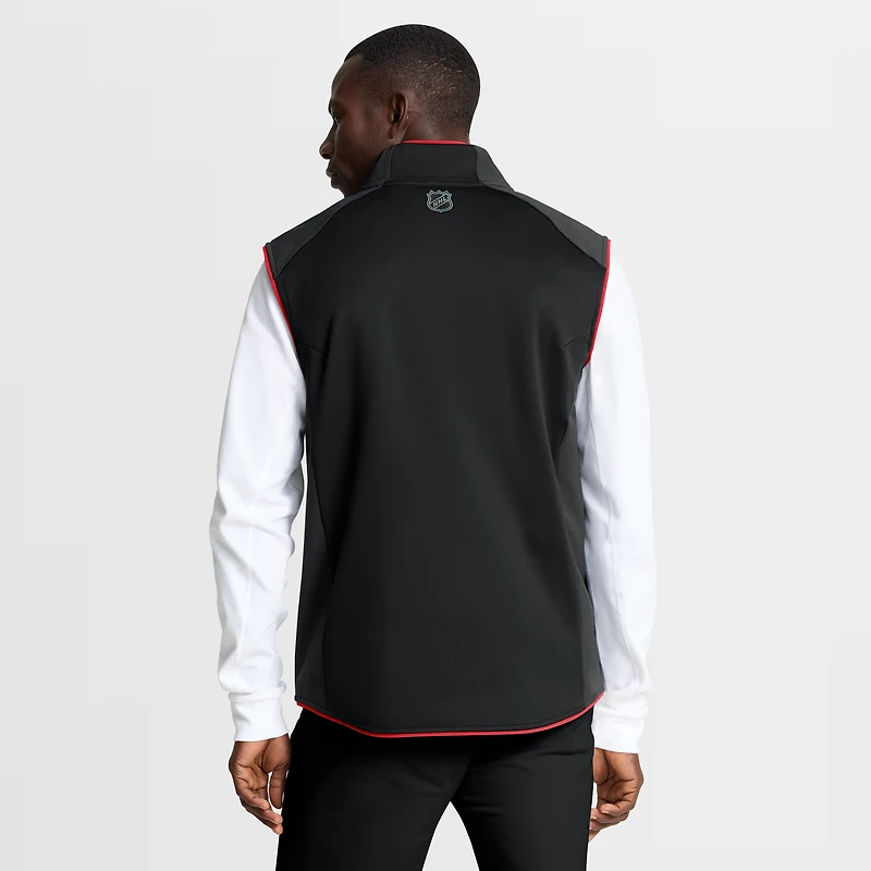 Gilet zippé intégral Pro Rink authentique des Blackhawks de Chicago pour homme