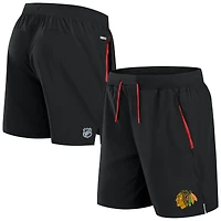 Men's Fanatics Black Chicago Blackhawks Authentic Pro Rink Performance Shorts