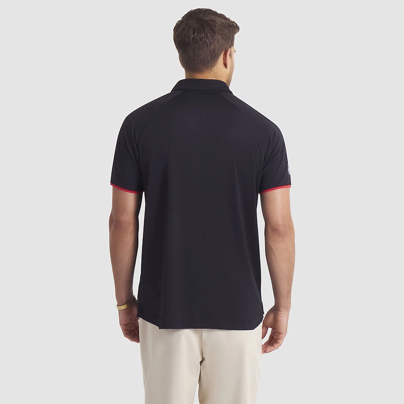 Polo raglan authentique Pro Rink des Blackhawks de Chicago Fanatics pour homme