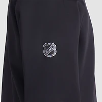 Men's Fanatics Black Chicago Blackhawks Authentic Pro Rink Raglan Quarter-Zip Pullover