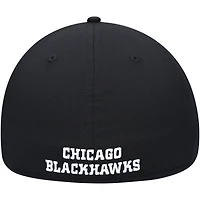 Men's Fanatics Black Chicago Blackhawks Core Primary Logo Flex Hat