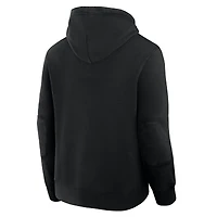 Sweat à capuche Fanatics Black Chicago Blackhawks Collection Decades Tradition pour homme