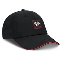 Men's Fanatics Black Chicago Blackhawks Driver Adjustable Hat