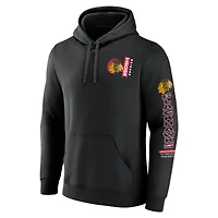 Sweat à capuche noir Fanatics Revolution des Blackhawks de Chicago pour hommes