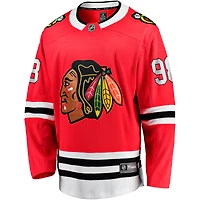 Fanatics pour hommes Connor Bedard rouge Chicago Blackhawks NHL Draft Home Breakaway Player Jersey