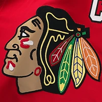 Maillot de joueur à domicile rouge Connor Bedard des Blackhawks Chicago Fanatics pour hommes