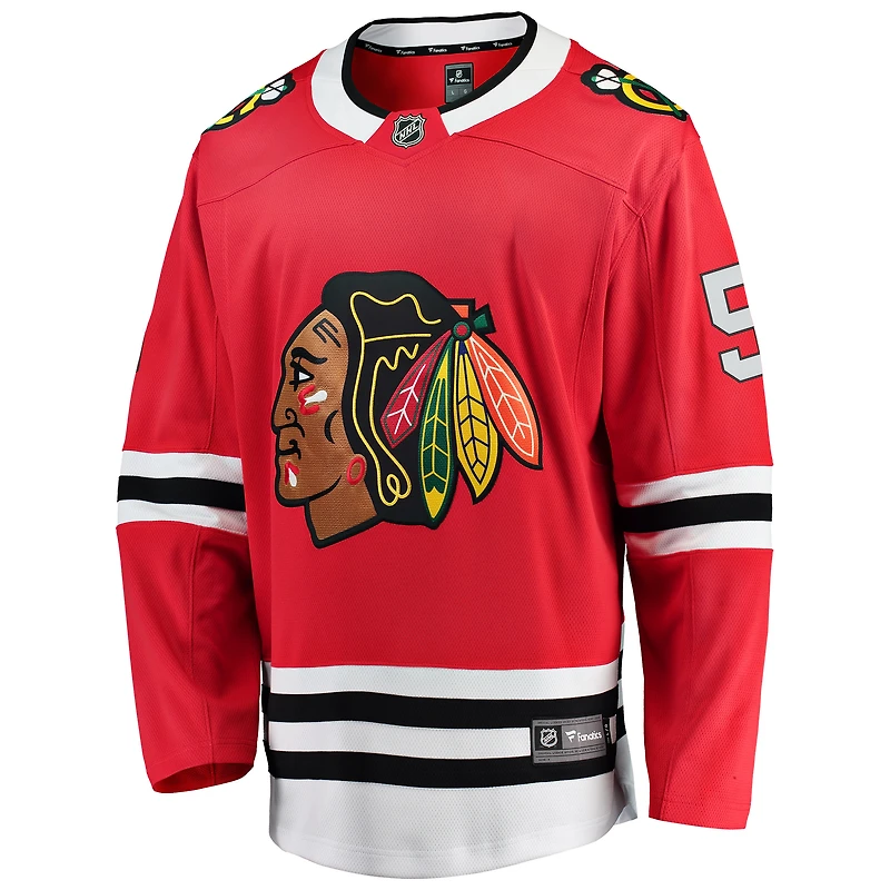 Maillot de joueur échappé des Blackhawks Chicago Fanatics Connor Murphy rouge pour hommes