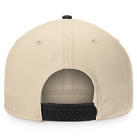 Casquette Snapback Goalaso des Chicago Blackhawks Fanatics crème/noir pour hommes