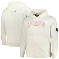Sweat à capuche Fanatics Cream Chicago Blackhawks Big & Tall Stitch pour homme