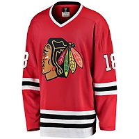 Maillot de joueur retraité Denis Savard rouge des Blackhawks Chicago (Fanatics)