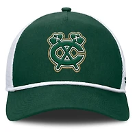 Casquette ajustable Fanatics verte et blanche Chicago Blackhawks Bermuda A-Frame pour homme