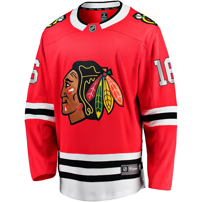 Men's Fanatics Jason Dickinson Red Chicago Blackhawks Home Breakaway Jersey