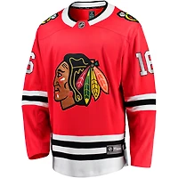 Men's Fanatics Jason Dickinson Red Chicago Blackhawks Home Breakaway Jersey