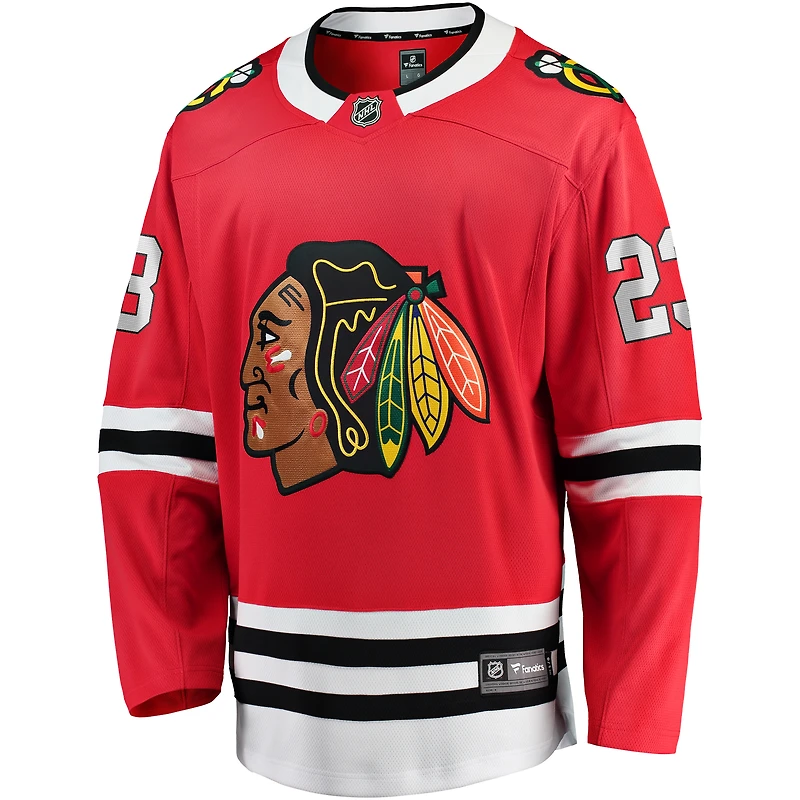 Men's Fanatics Philipp Kurashev Red Chicago Blackhawks Home Breakaway Player Jersey