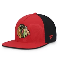 Men's Fanatics  Red/Black Chicago Blackhawks Snapback Hat