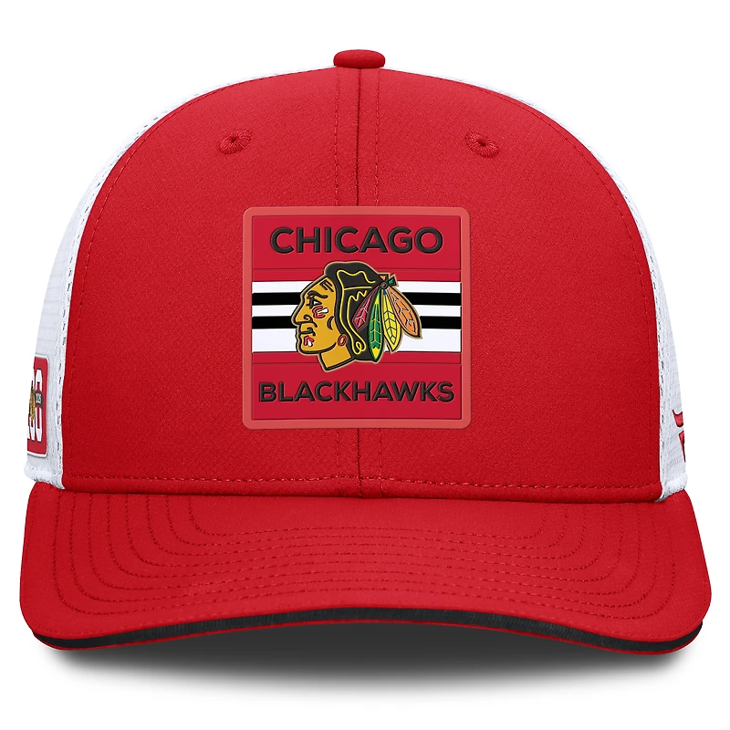 Men's Fanatics  Red/White Chicago Blackhawks Centennial Adjustable Hat