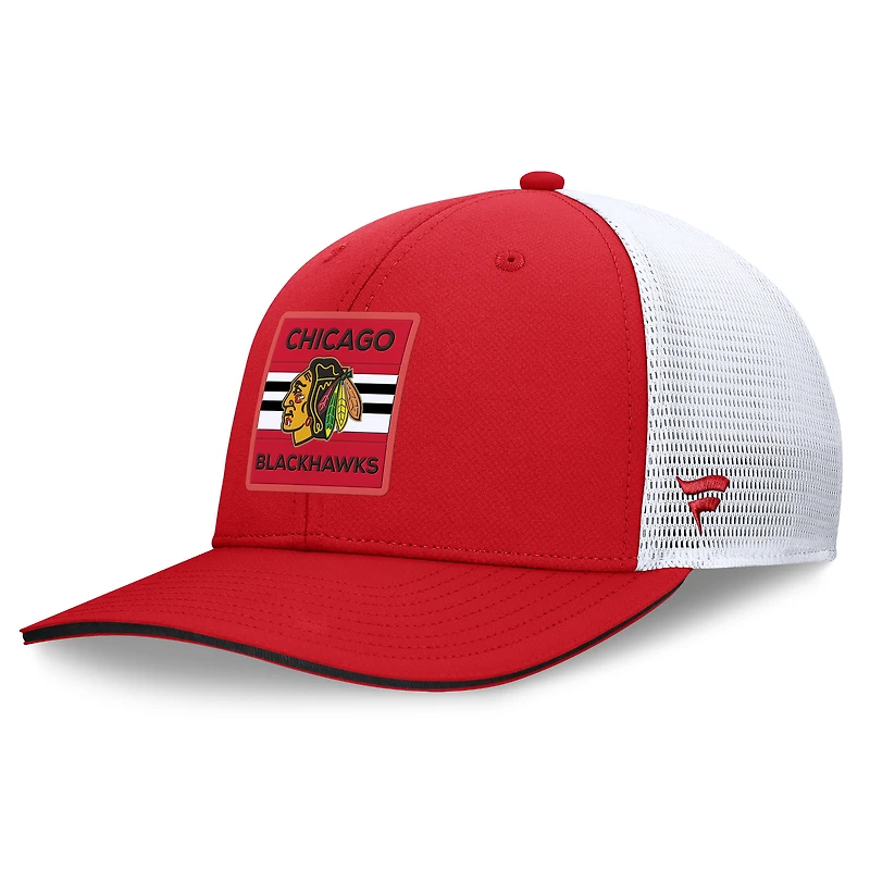 Men's Fanatics  Red/White Chicago Blackhawks Centennial Adjustable Hat