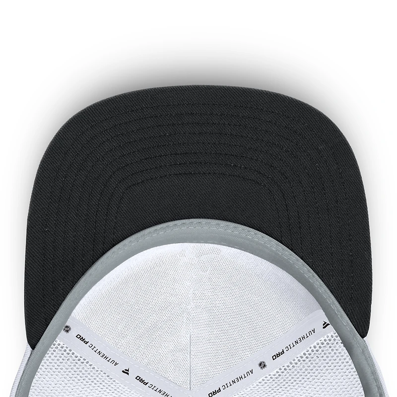 Men's Fanatics Red/White Chicago Blackhawks Centennial Foam Front Adjustable Trucker Hat