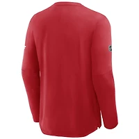 Men's Fanatics Red Chicago Blackhawks Authentic Pro Centennial Rink Tech Long Sleeve T-Shirt