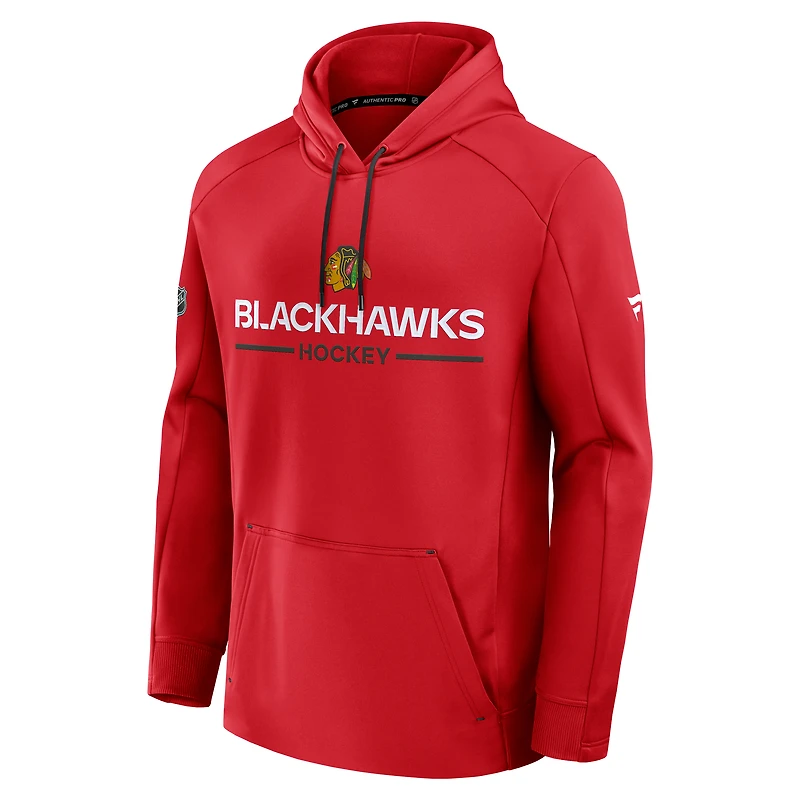 Men's Fanatics Chicago Blackhawks Authentic Pro Rink Hoodie