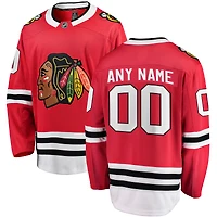 Men's Fanatics Red Chicago Blackhawks Breakaway - Custom Jersey