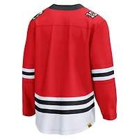 Men's Fanatics Red Chicago Blackhawks Centennial Breakaway Jersey