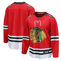 Maillot Fanatics rouge pour homme des Chicago Blackhawks Centennial Breakaway