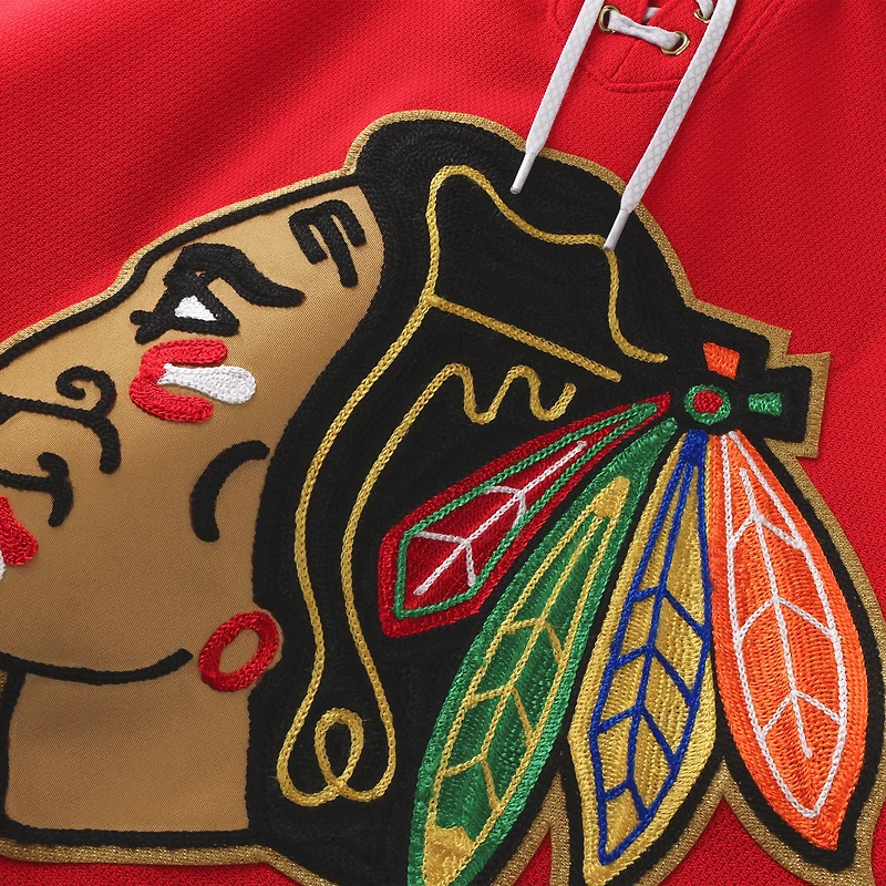 Men's Fanatics Red Chicago Blackhawks Centennial Premium Custom Jersey