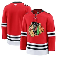 Maillot Fanatics rouge pour homme des Chicago Blackhawks Centennial Premium