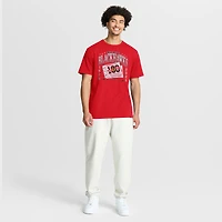 T-shirt rétro du centenaire des Blackhawks de Chicago pour homme, rouge