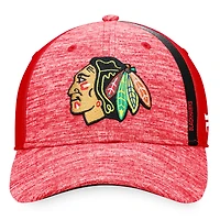 Casquette Defender Flex rouge des Blackhawks de Chicago pour homme