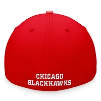 Casquette Defender Flex rouge des Blackhawks de Chicago pour homme