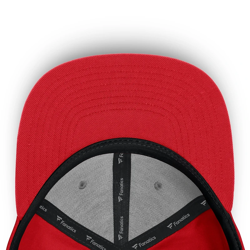 Casquette snapback Loden Fundamentals des Blackhawks de Chicago pour hommes Fanatics Red